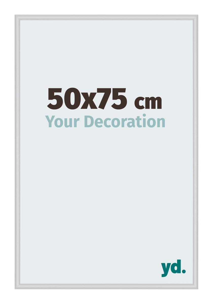 yd. Your Decoration - Fotolijst 50x75 cm - Aluminium - Zilver Mat - Miami