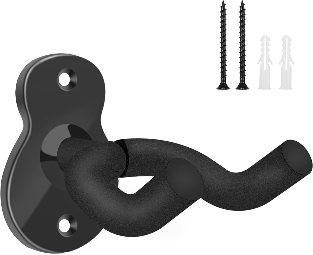 Ukulele Stand, Gitaar Hanger, Gitar Muurbevestiging, Gitar Houder, Metalen Haken voor Muur voor Ukulele en Gitaar