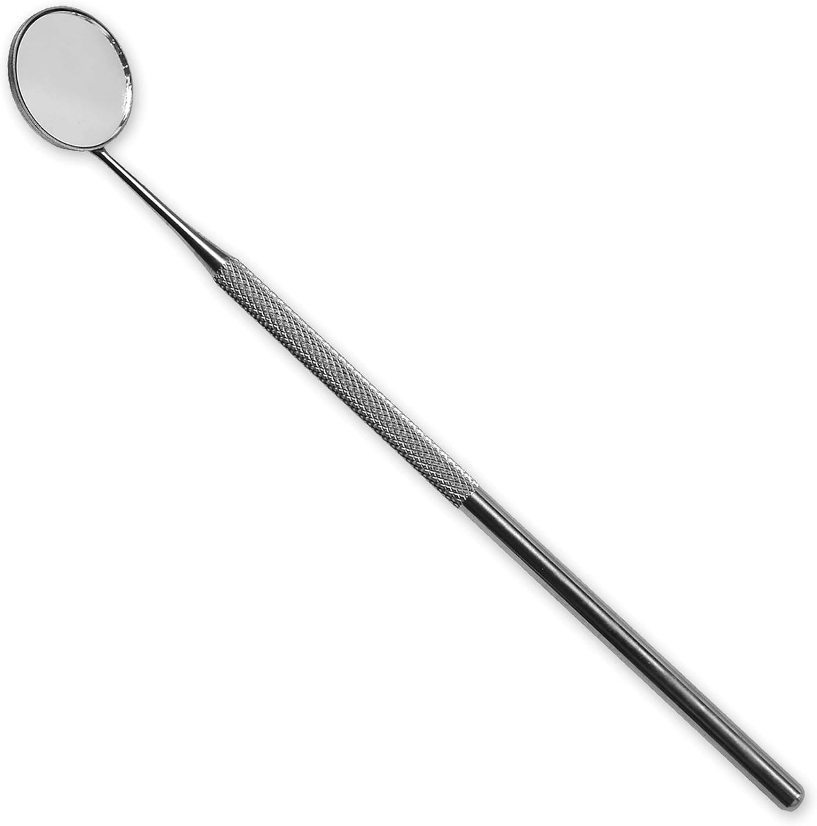 Tandartsspiegel maat 4, tandartsspiegel van roestvrij staal met een diameter van 22 mm, ideaal voor tandcontrole, wimperstyling en mondhygiëne, niet vergrotend, stabiel en onderhoudsvriendelijk