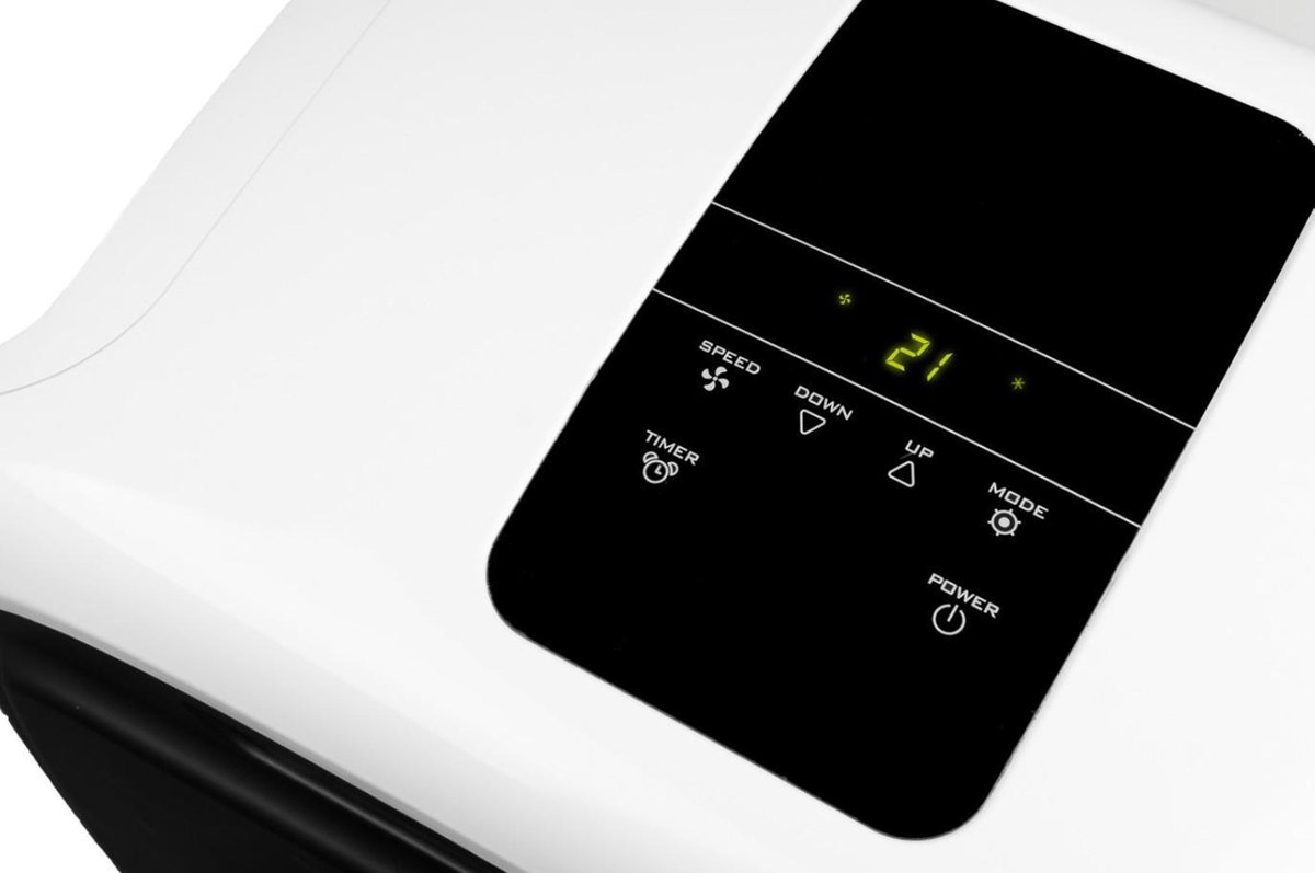 Mobiele airco 18000 BTU koeler en verwarming 58m² Eurom CoolPerfect 180 WiFi met timer, afstandsbediening, afvoerslang - Afbeelding 2
