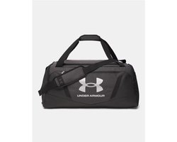 Under Armour Under Armour UA Undeniable 5.0 Duffle MD-BLK Unisex Sporttas - Zwart Medium Heather - Zwart - Metallic Silver