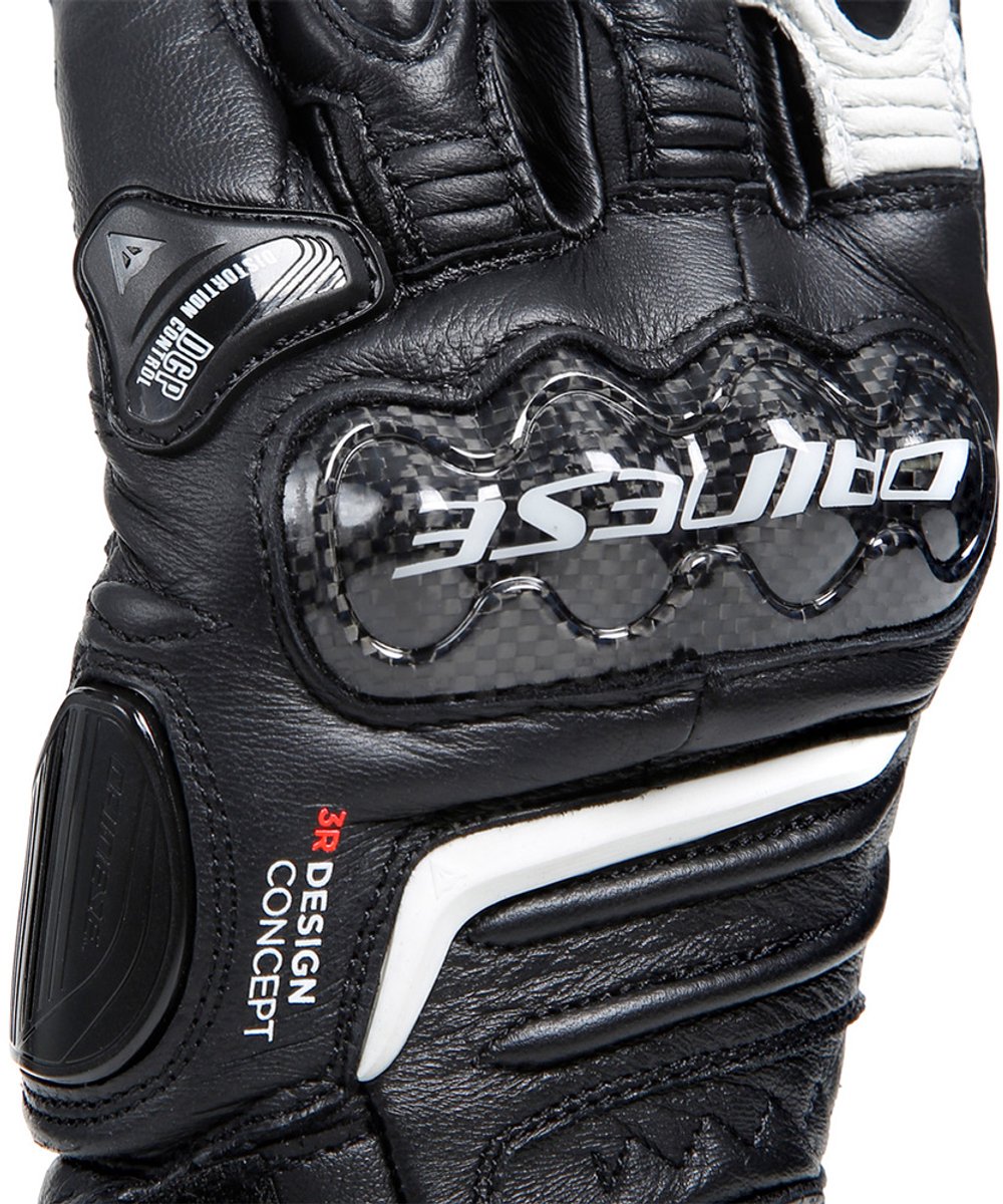 Dainese Carbon 4 Long Lady Handschoenen Zwart Zwart Wit - Maat XS - Handschoen – foto 3