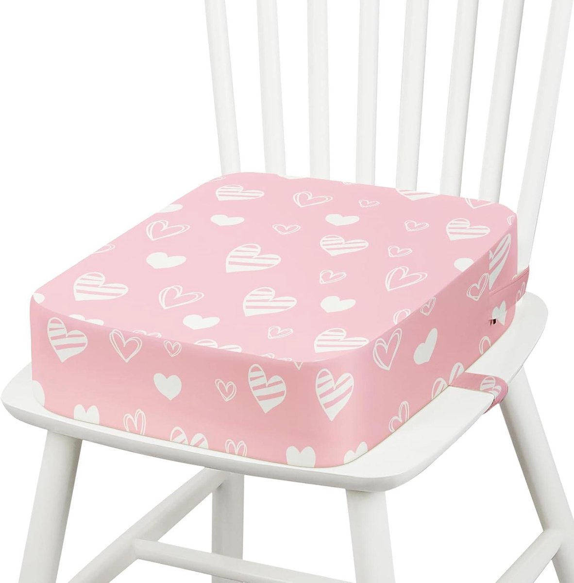 Kinder Booster Stoel - Verhogingskussen - Aan Tafel Zitten - Afneembare Hoes - 36 x 32 x 10 cm