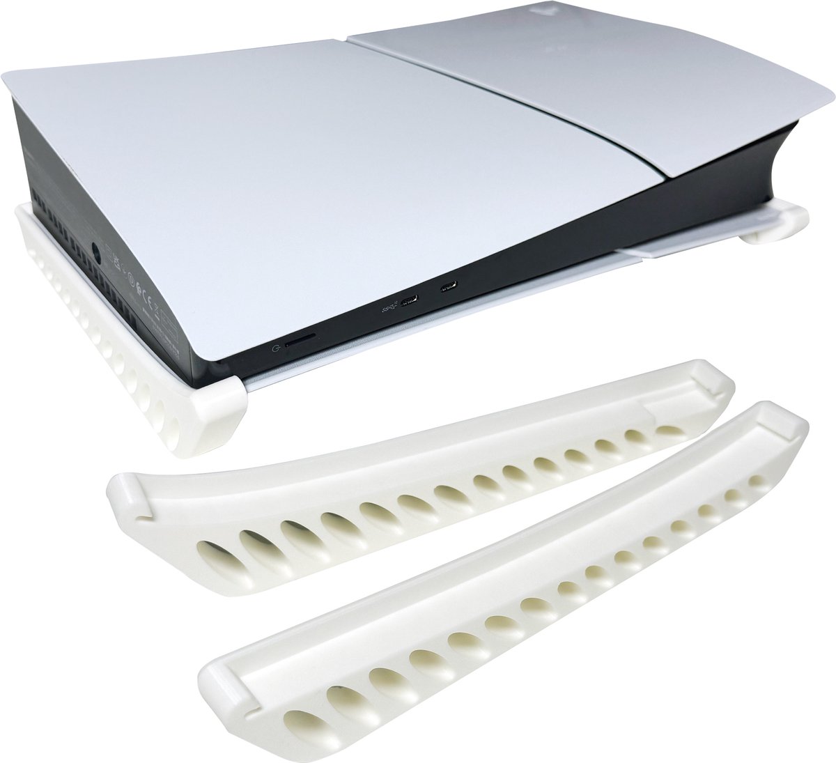 Playstation 5 Standaard - Wit - Horizontaal - Ps5 Standaard - Ps5 Stand - Playstation 5 Accesoires