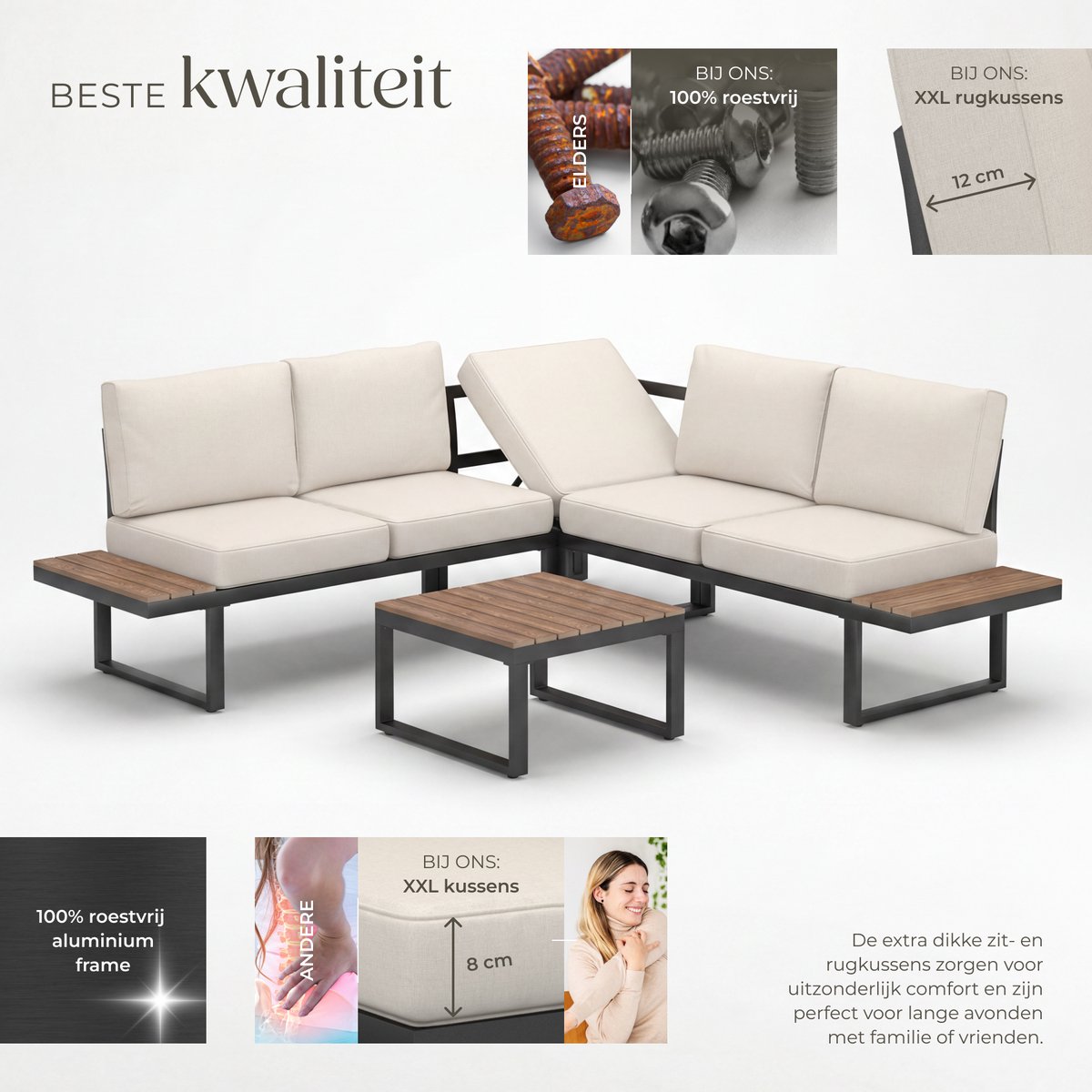 tectake tectake Eliar Tuinset - afbeelding 5