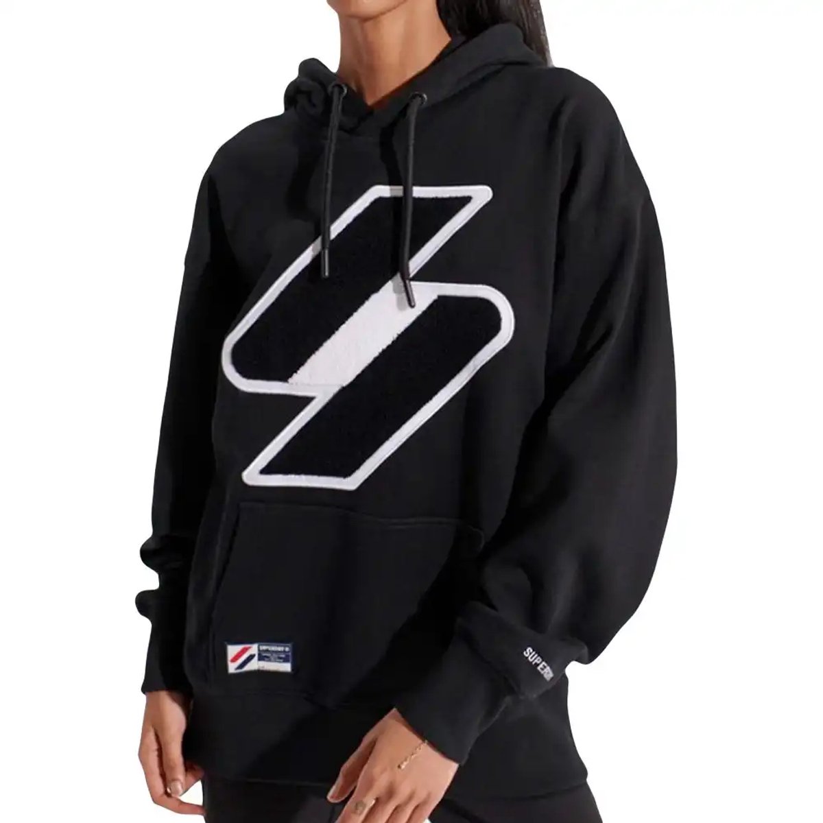Superdry dames hoodie in met klassiek logo Blauw