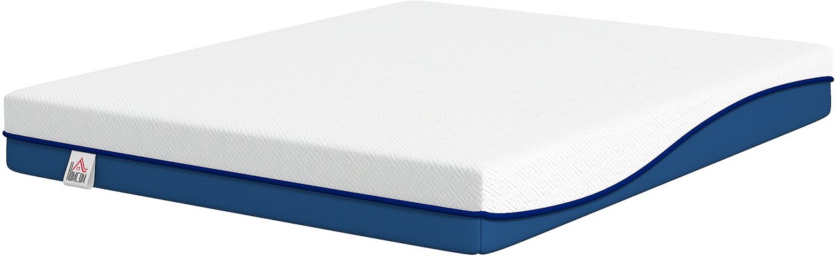 Matras 160x200 - 20cm dik - Matras van traagschuim - Afneembare tijk wasbaar - Gemiddeld hardheid