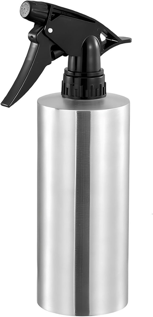 Lege sprayflessen van roestvrij staal, ideaal voor koken, grillen, planten water geven en schoonmaken (500 ml)