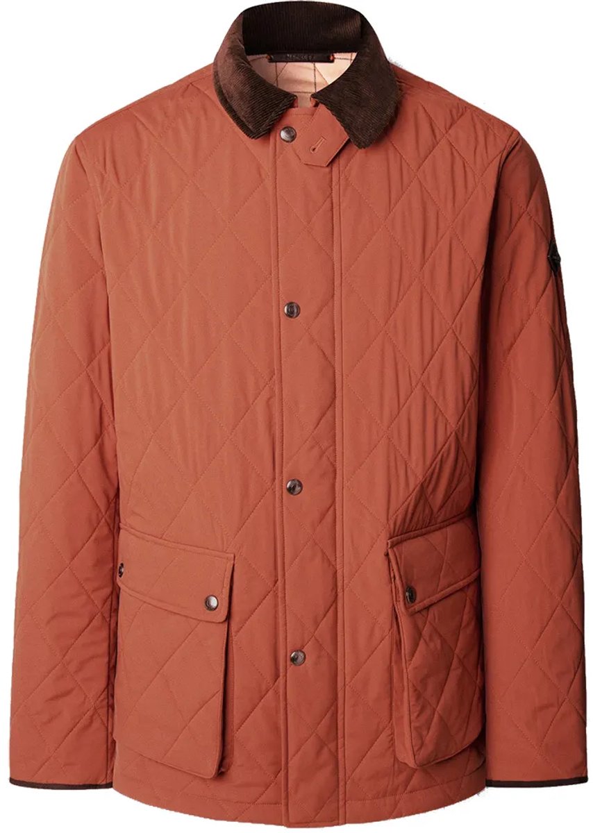Hackett Hm4000067 Gewatteerde Jas Oranje L Man