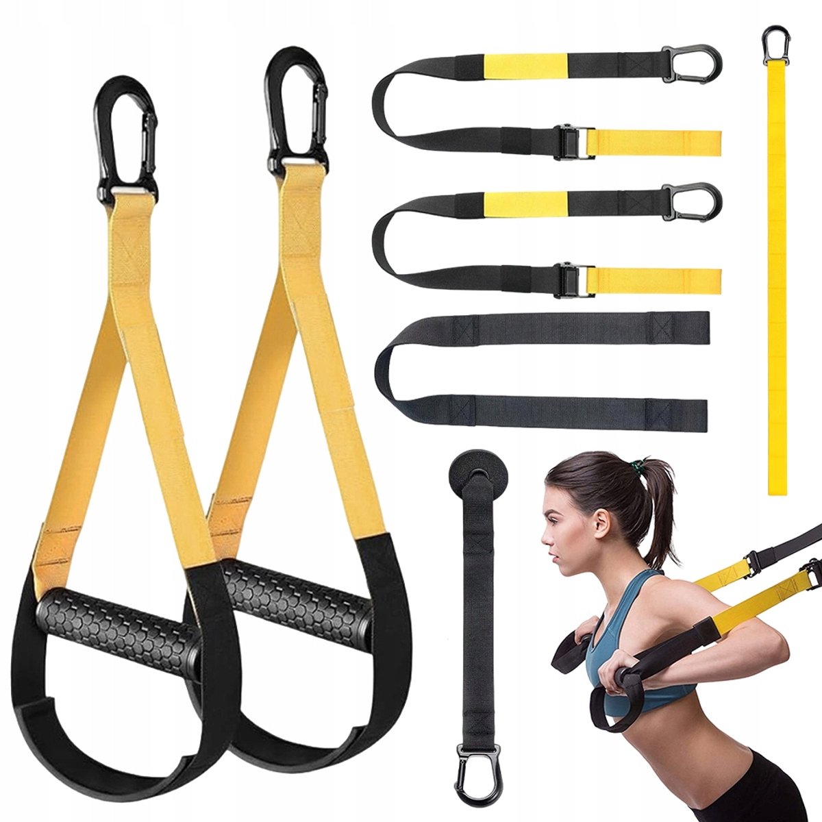 Trainingsbanden Set voor Full Body Workout - Verstelbaar & Draagbaar