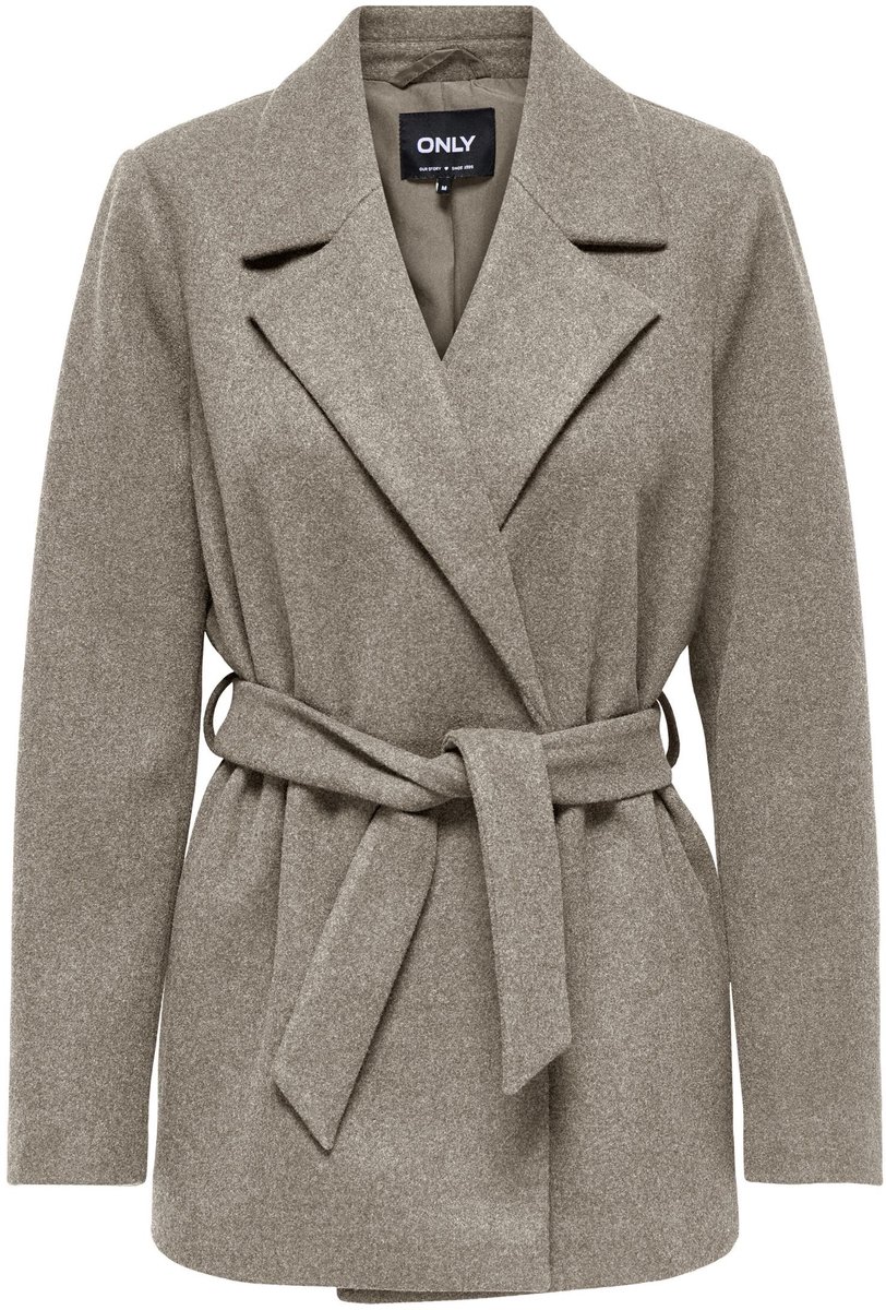 ONLY - ONLALVILDA SHORT WRAP COAT OTW - Dames - Gewatteerde jassen