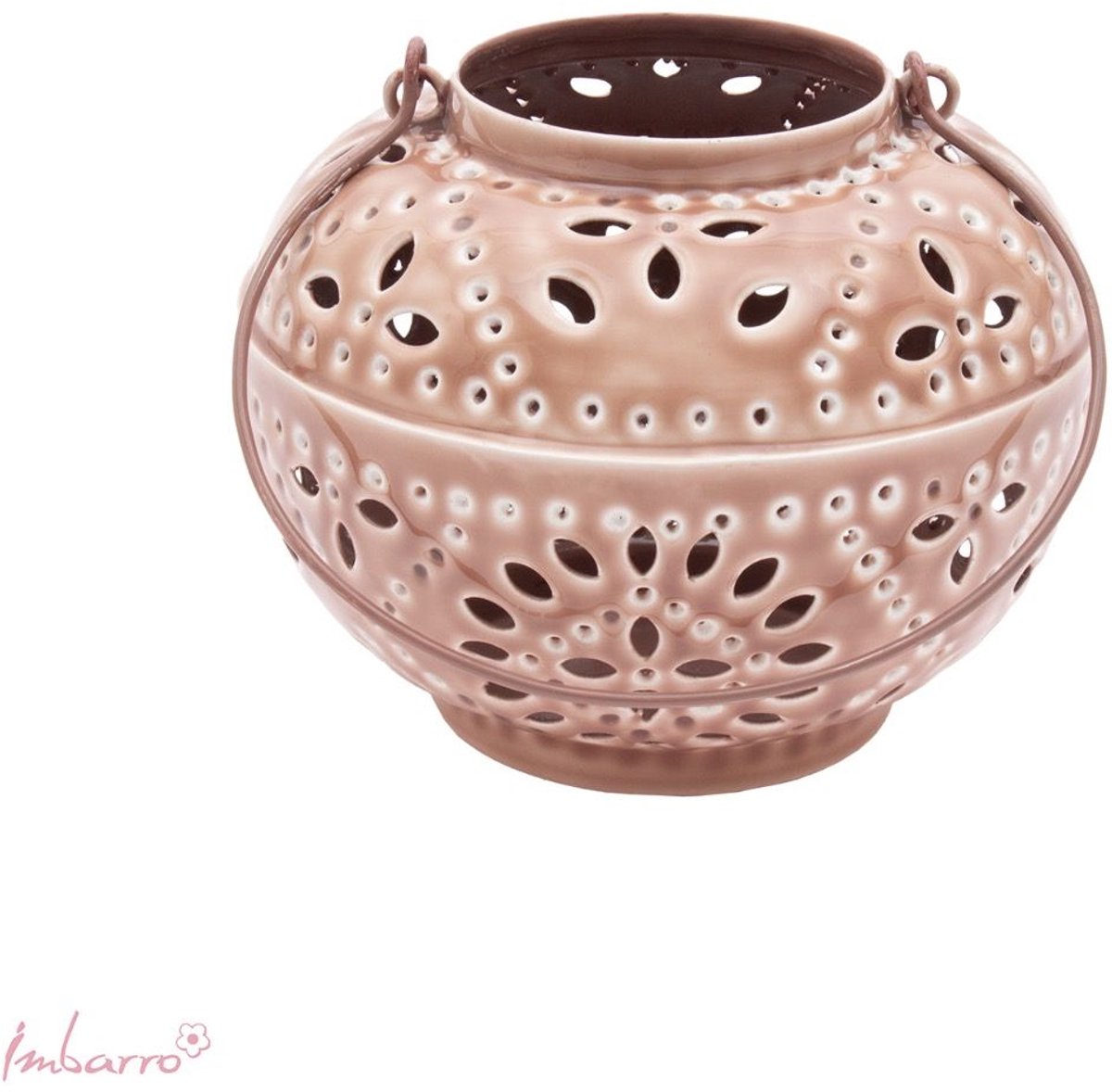 Imbarro Home & Fashion - Windlicht Mystic Brown - Bruin - 17 X 20 cm
