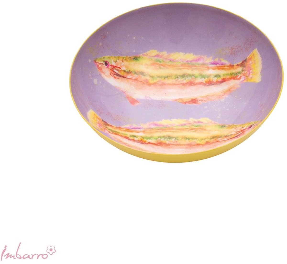 Imbarro Home & Fashion - Bowl Glow L - Multi, Paars - 15 X 15 cm