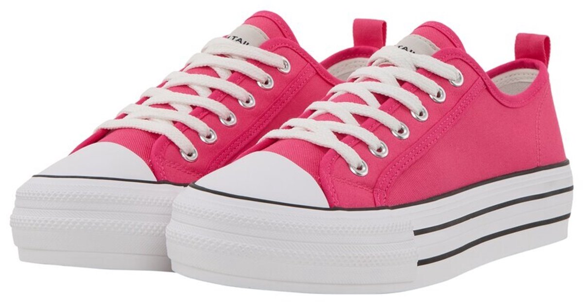 Tom Tailor - Trainers met platform - Maat 38 - pink
