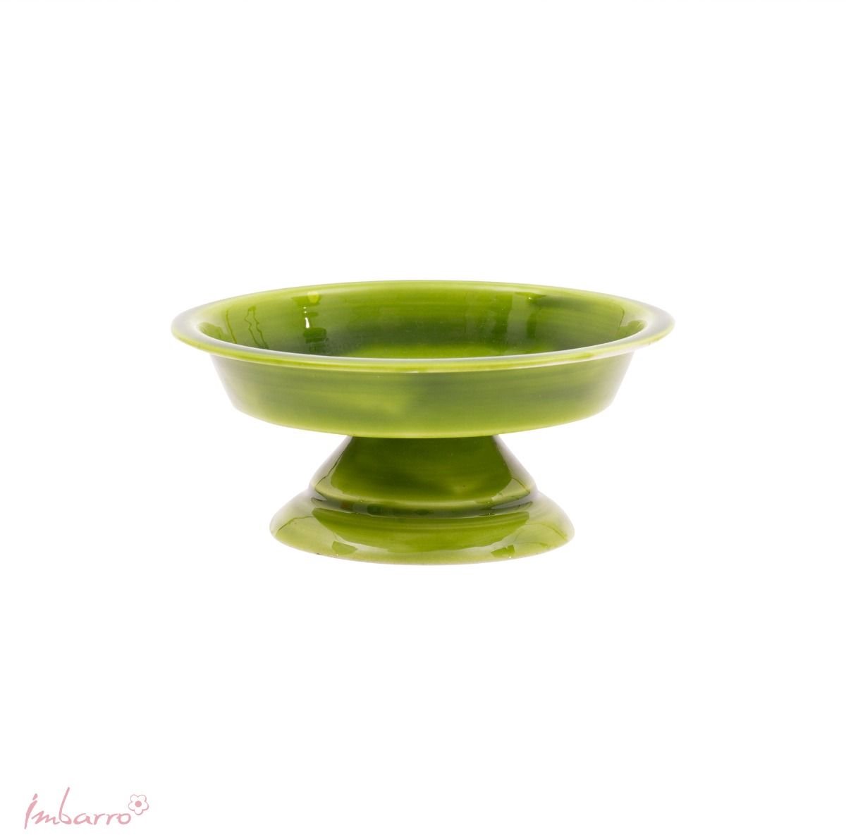 Imbarro Home & Fashion - Kandelaar Blanche Green - Groen - L:14.50 W:14.50 H:6.50 cm