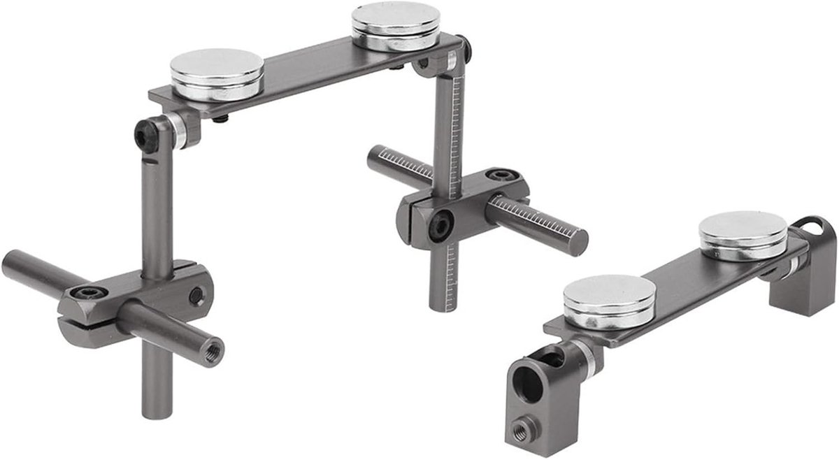 Magnetische houder voor RC-carrosserie, onzichtbare montagezuil en installatieaccessoires van aluminiumlegering voor modelbouw en hobbygebruik