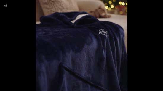 Hoodie Deken Oversized – Snuggle Hoodie – Fleece & Sherpa Deken met Mouwen – Warme Hoodie Blanket voor Volwassenen - beige