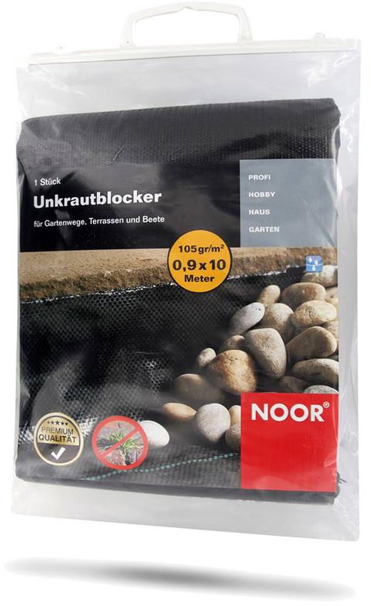 Noor onkruidwerend doek tuinpad terras en border 0,9x10 m