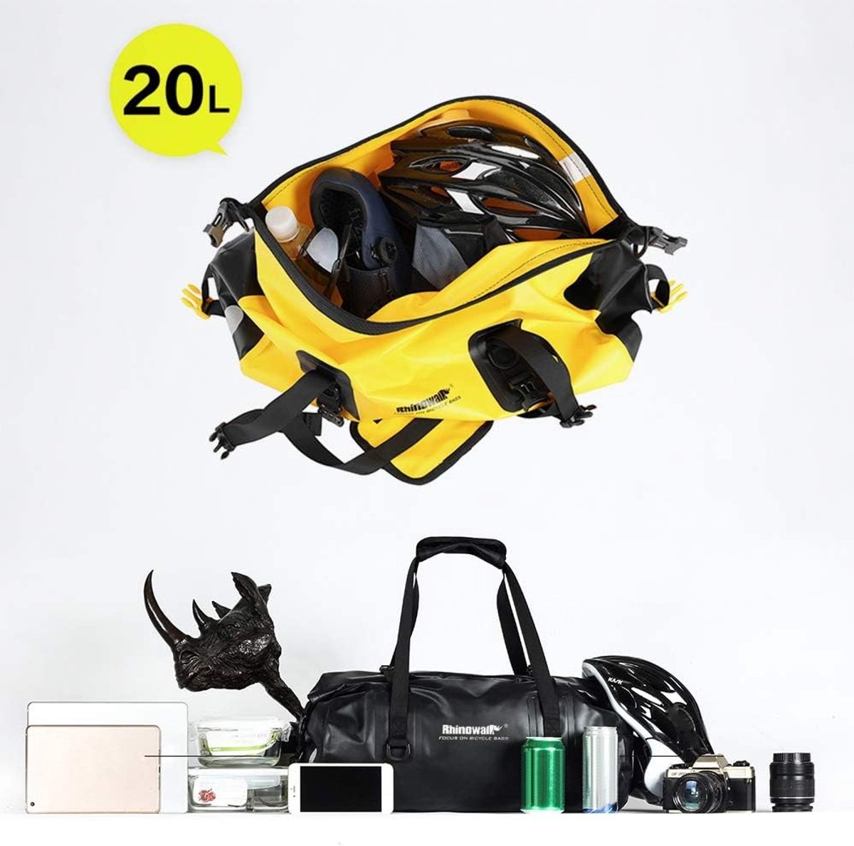 Waterdichte Plunjezak 20L - Multifunctionele Tas voor Fietsen, Camping, Varen en Reizen