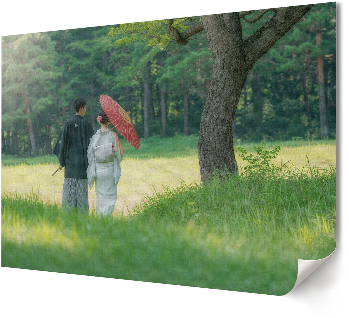 Coloray Canvas Poster Polycanvas - Een Statige Koepel, Fotografie - A4 - Grijs Decoratie - Rechthoek - Decoratieve poster - Woonkamer, Slaapkamer, Kantoor - Klassiek