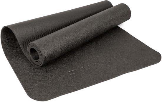 BAHE - Studio Pilates Mat - Yogamat 5mm - Pilatesmat met structuur - Yoga Mat Anthracite van Bahe — afbeelding 2