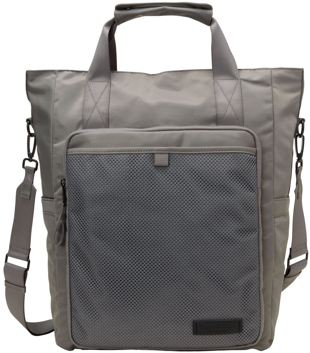 Marc O'Polo laptop rugzak rugzak met laptopvak Pius Backpack Graphite Dust grijs