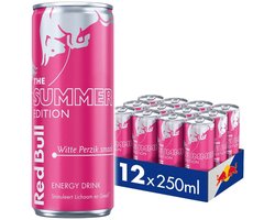 Red Bull - The Peach Edition - Smaak met witte perzik - 12 x 250 ml - Tray