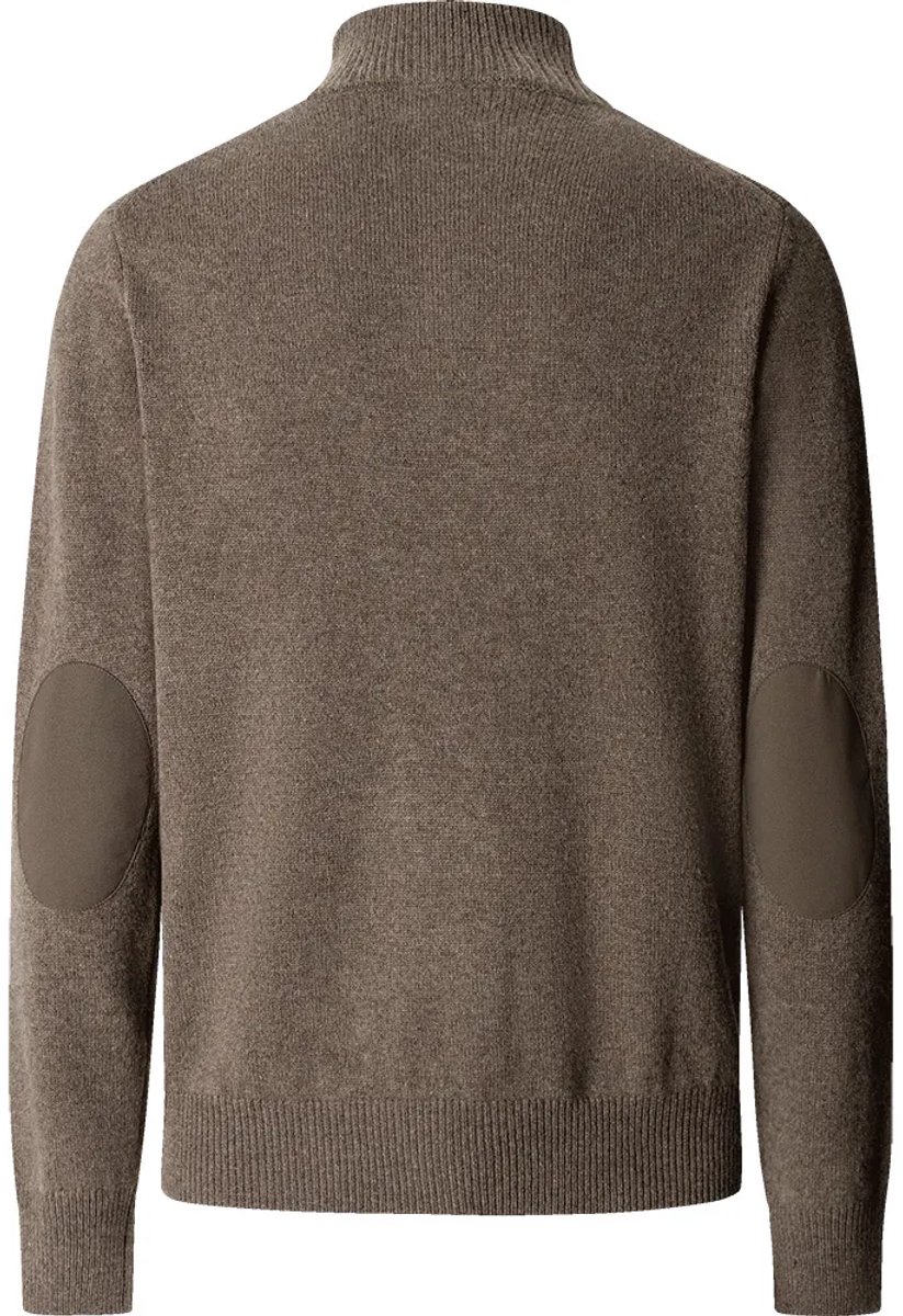 Hackett Hm7000286 Half Rits Trui Bruin M Man