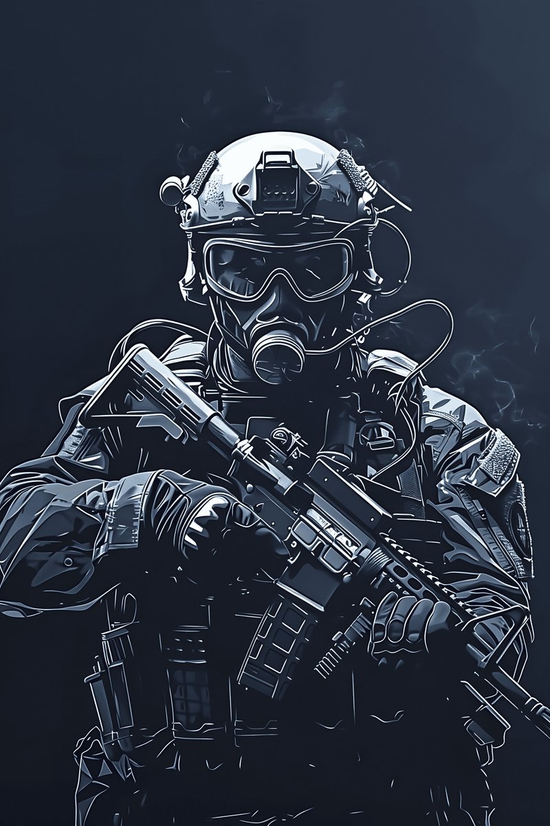 Speciale Eenheden Poster - Speciale - Soldaat - Militaire - Elite - Strijdmacht - posters - formaat 70x100cm - Wanddecoratie - L2558MT