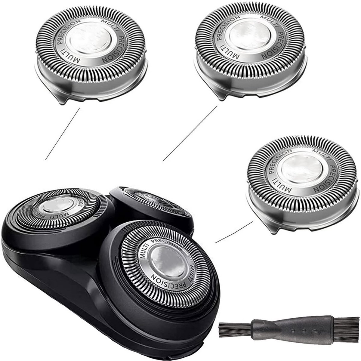 Scheermesjes - Scheerkoppen & -bladen - Scheermesjes mannen - Geschikt voor scheerkoppen philips 5000 serie - elektrisch scheerhoofd voor serie SH50, ATxx (S5xxx), PTxx (PT8xx, PT7xx), 3 stuks