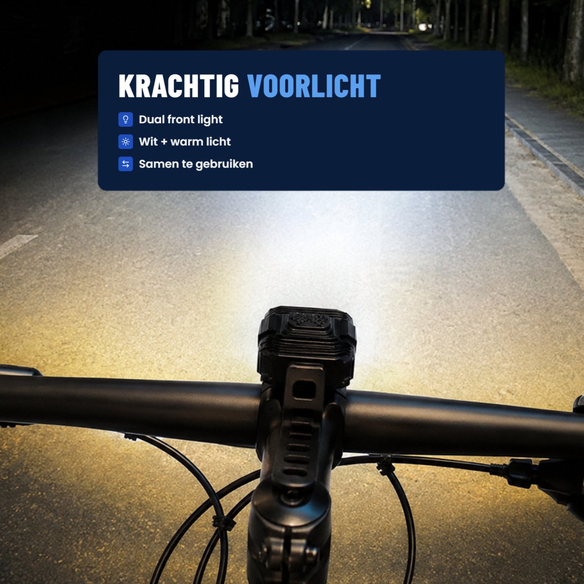 Disciplined SE Fietslampjes LED DRIVE - Fietslamp Set Voorlicht & Achterlicht - Fietsverlichting USB-C Oplaadbaar - IP65 Waterdicht thumbnail 4