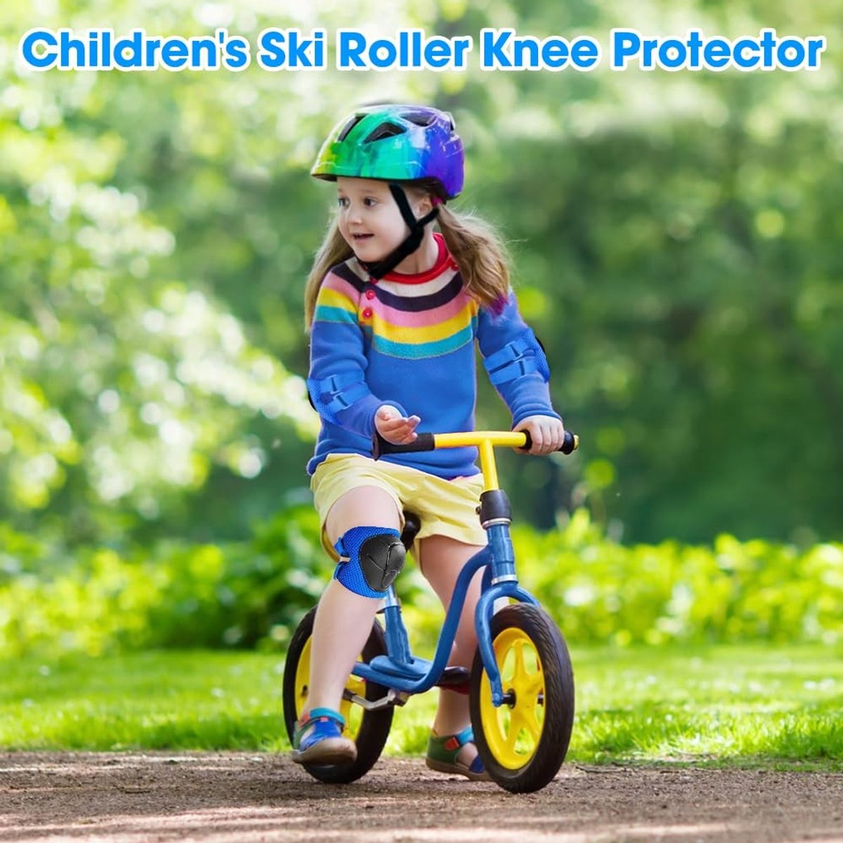 Kinderbeschermers Set voor Skaten - Knie-, Elleboog- en Polsbeschermers voor Kinderen van 3-8 Jaar - Veiligheid, Comfort en Ondersteuning voor Inline Skaten
