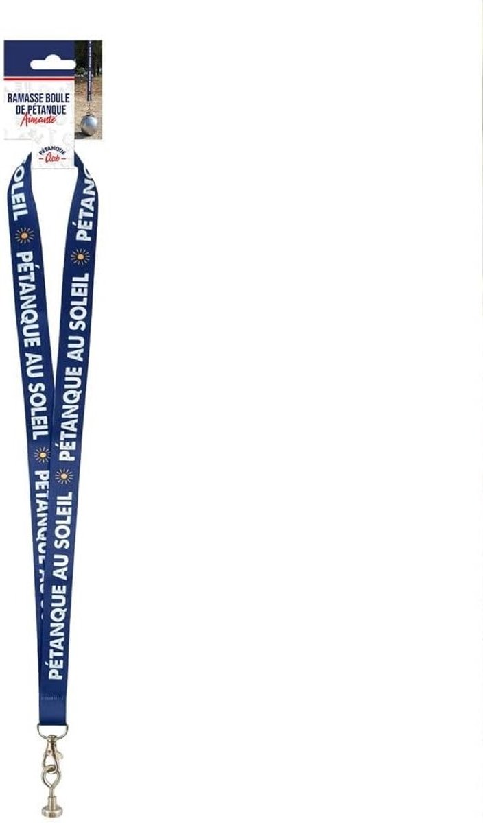 Petanque Bal Opraper - Zwart - 52 cm - Metalen en Polyester Opruimer - Voor Petanque Fans