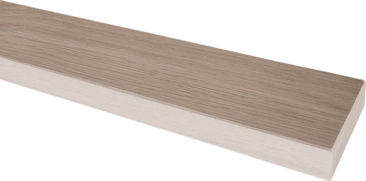 GoudmetHout Massief Eiken Plank – Toiletplank - Wandplank - Vensterbank – 260 X 10 Cm Licht eiken