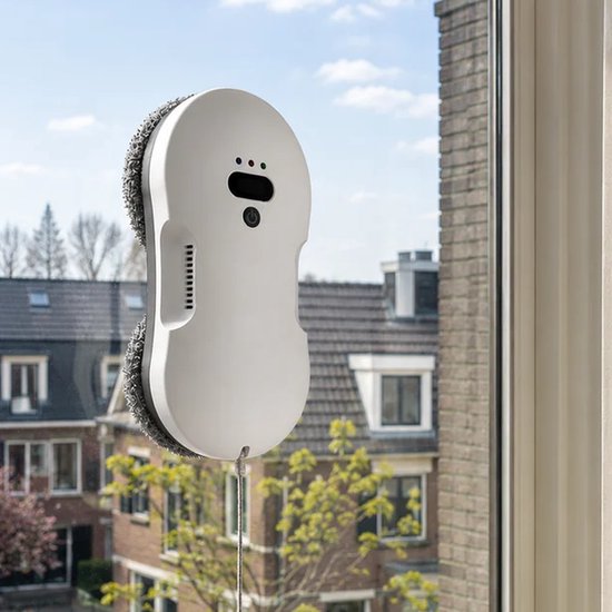 Stoffy Robot ramenwasser Zippy - ruitenreiniger elektrisch - Raamwisser - met afstandsbediening - Snoerlengte 5m