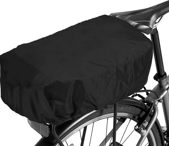 Fietsmand Regenhoes 37x45 cm - Waterdicht Canvas - Scheurbestendig & Eenvoudig te Monteren - Zwart - Universeel - SOLLBRY® — afbeelding 3