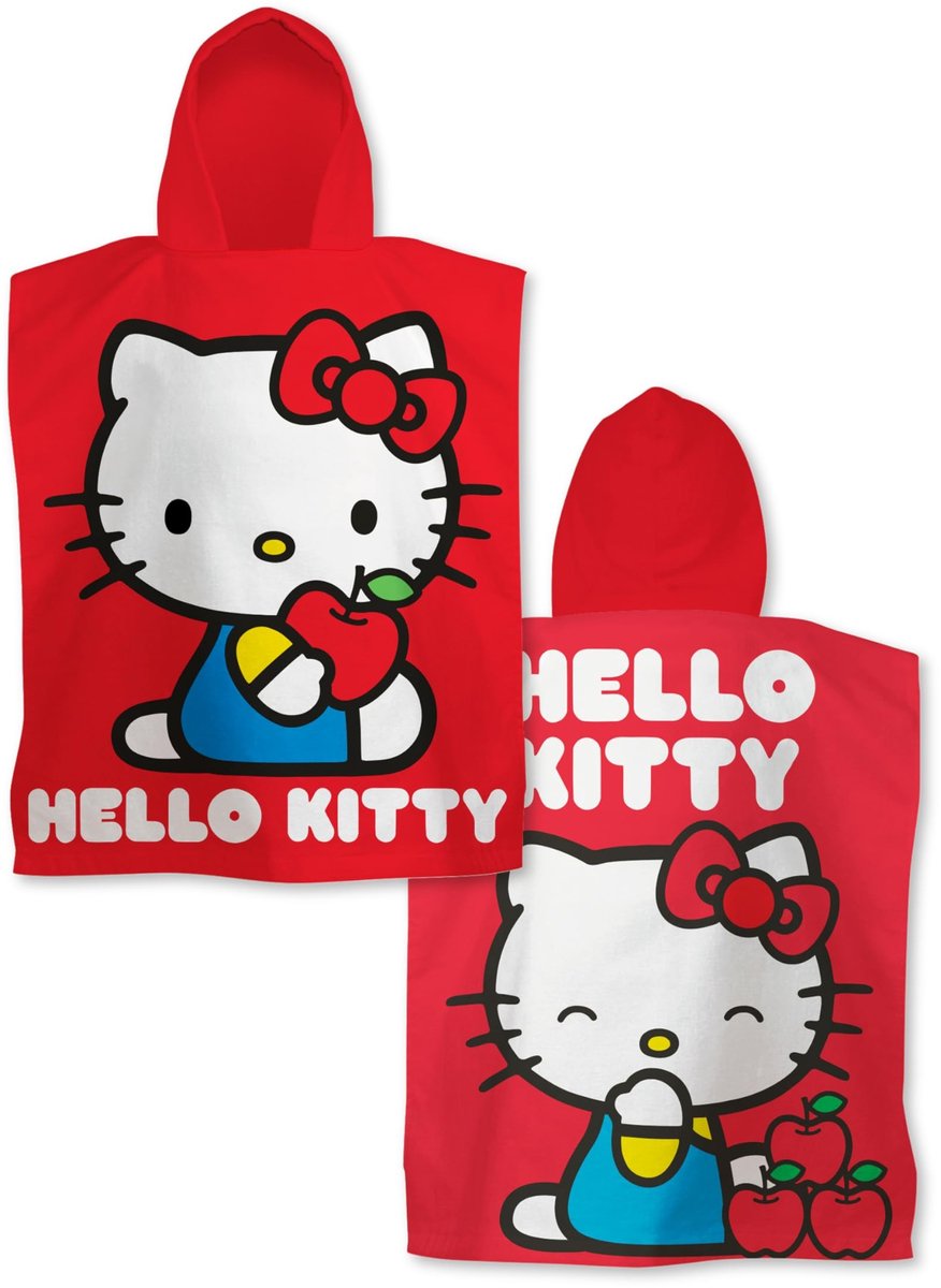 Elzusha - Hello Kitty Bad Poncho voor Kinderen