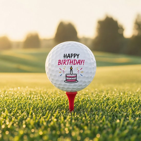 Wilson Golfballen Verjaardag Taart - Verjaardag Golf Cadeau - Golf Accessoires - Golfbal - 3 stuks van Wilson — afbeelding 5