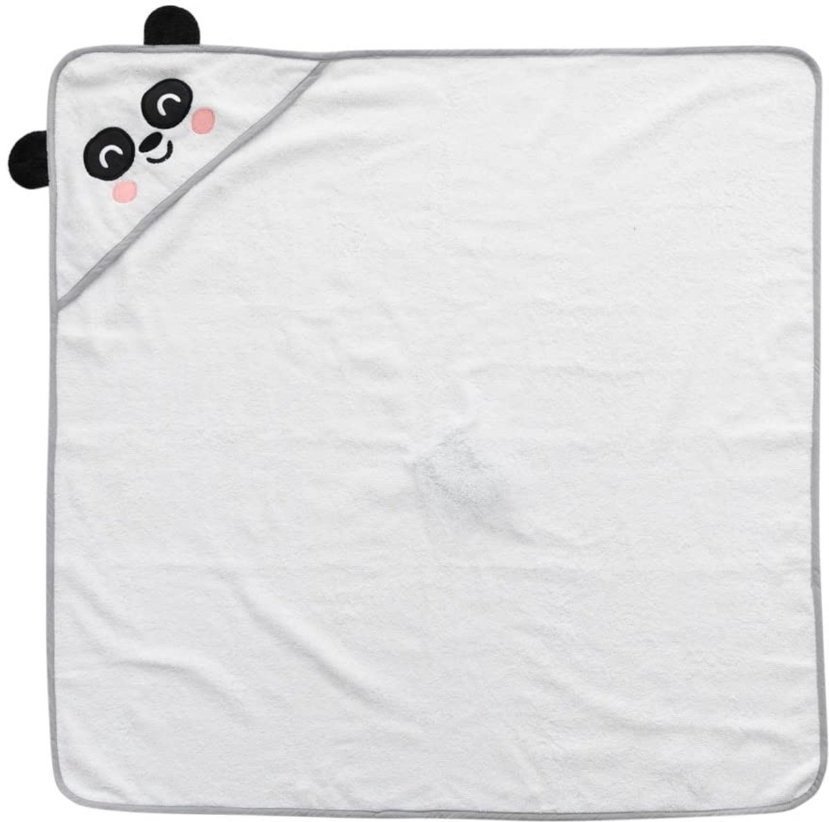 Elzusha - Badhanddoek met Kap van 100% Katoen Panda
