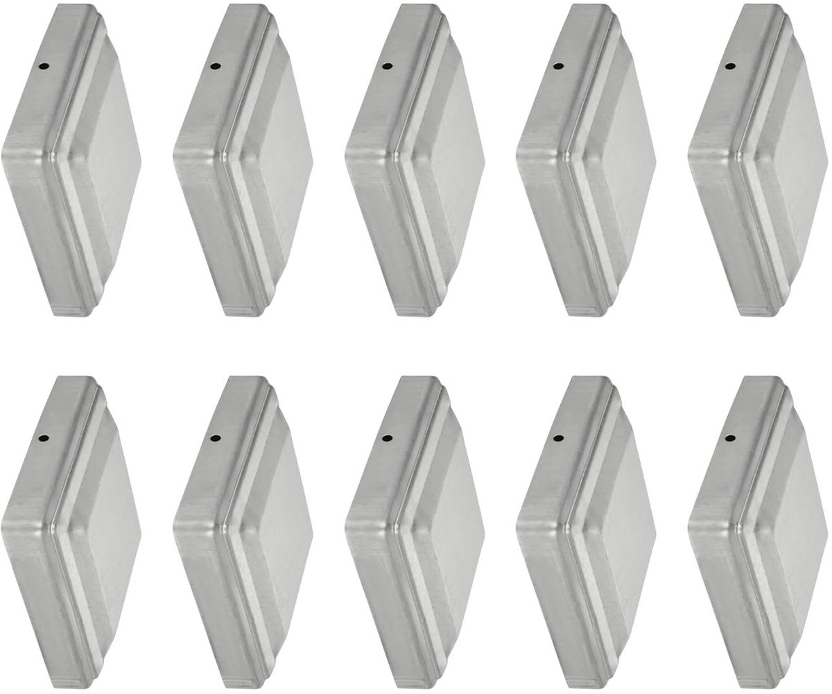 Elzusha - Post Caps - Pack van 10 - Voor Houten Palen - 6 x 6 cm