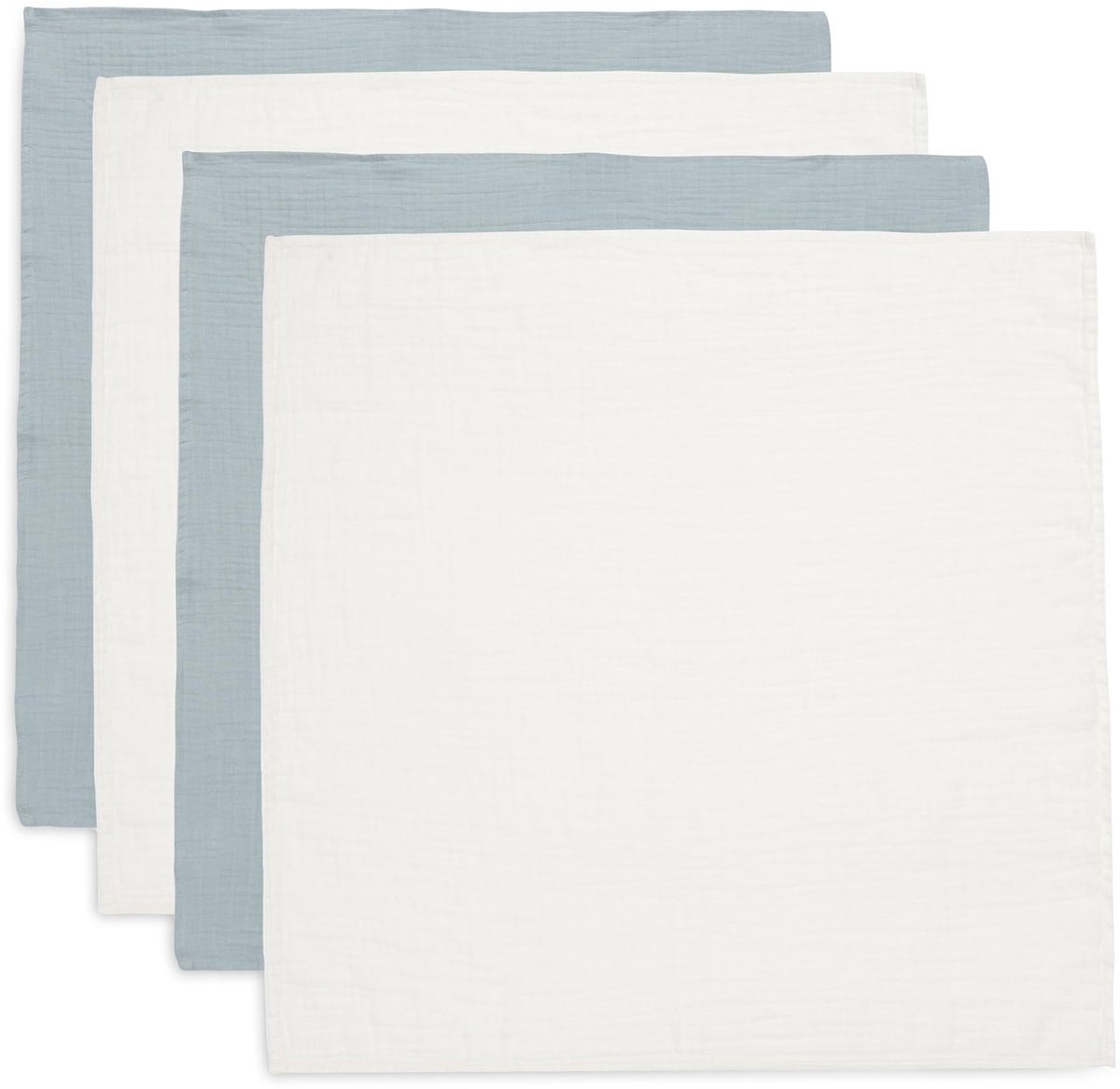 Elzusha - Muslin doek voor baby's - Sea green/ivory - 4 stuks
