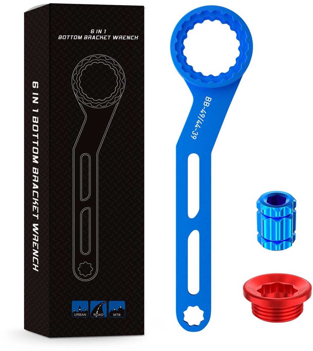 Elzusha - 6-in-1 Fiets Ondersteuningsgereedschap voor Bottom Bracket