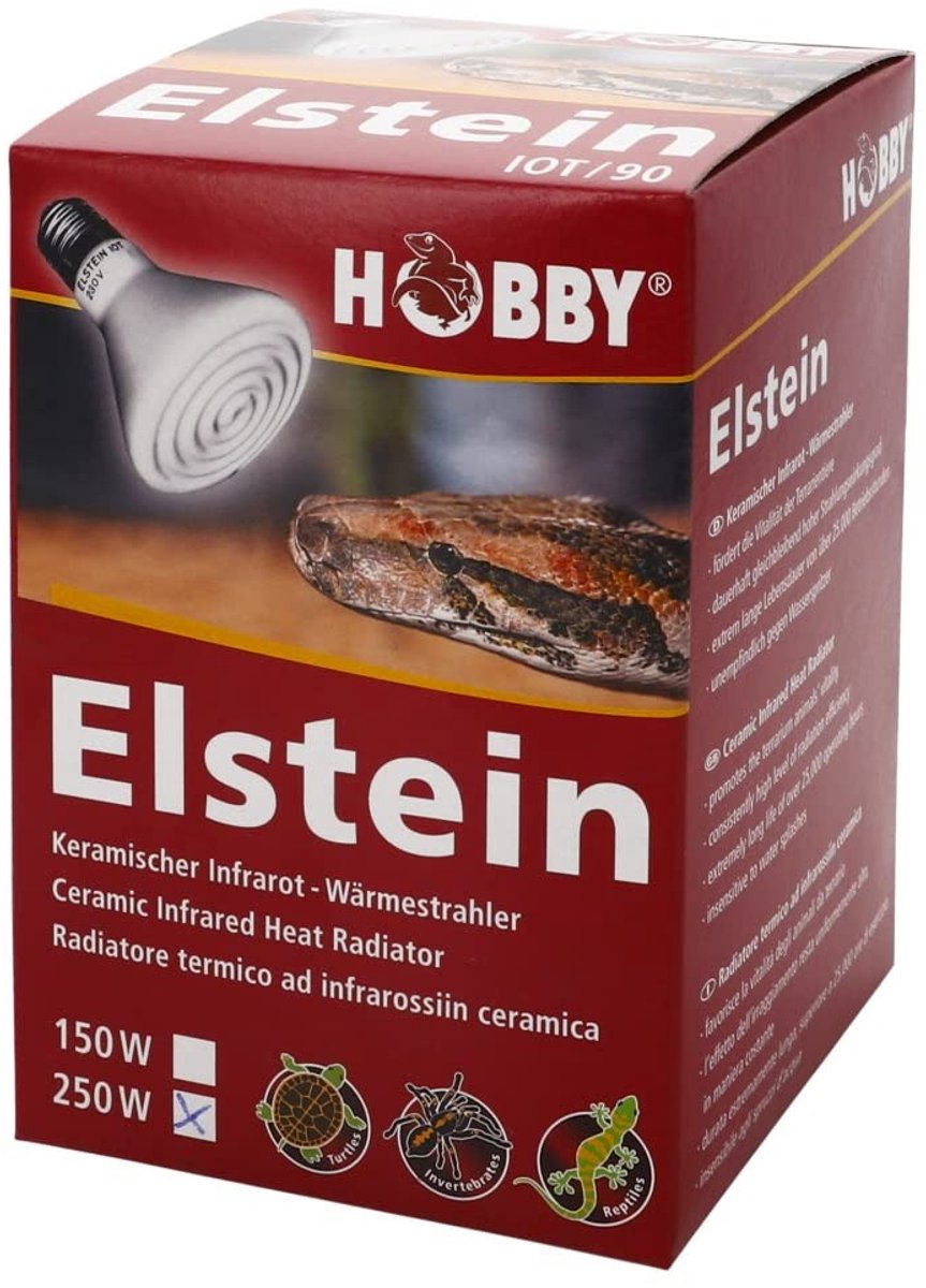 Elzusha - Infrarood Heater voor Reptielen en Insecten 250W