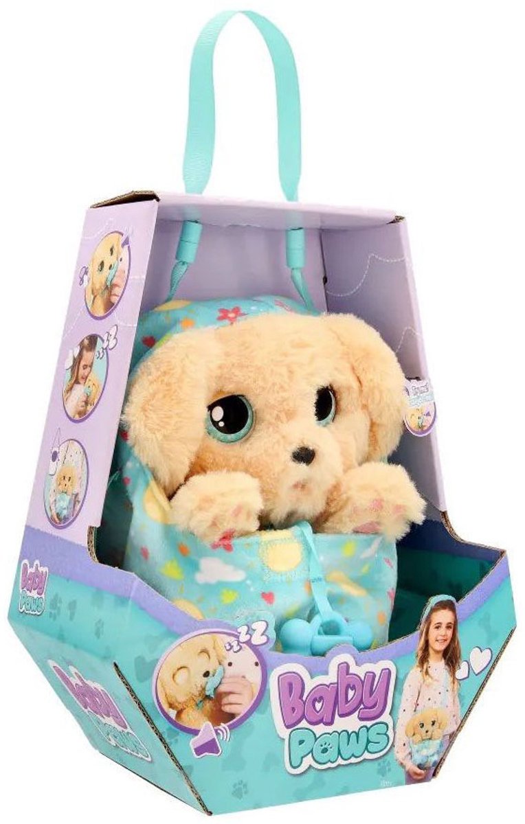 Baby Paws hondje Labrador - Interactieve pluchen knuffel — afbeelding 8