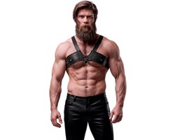 FETISH SUBMISSIVE ATTITUDE | Fetish Submissive Attitude - Eco Leather Brigade Man Chest Harness