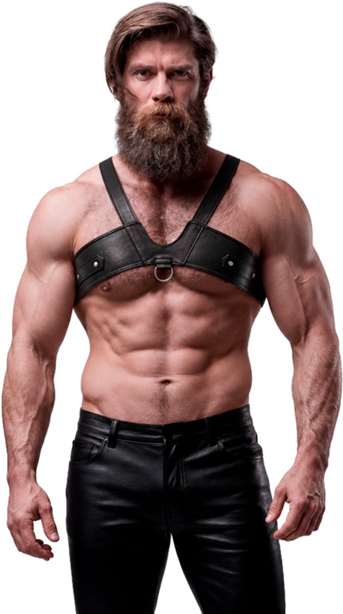 FETISH SUBMISSIVE ATTITUDE | Fetish Submissive Attitude - Eco Leather Brigade Man Chest Harness