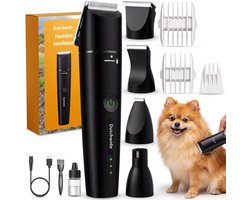 Tondeuse Chiens et Chats Dutchwide - Pour poils épais - Tondeuse silencieuse - Sans fil - Kit de toilettage Animaux - Toiletteur pour chiens - Tables de toilettage pour chiens - Toiletteur