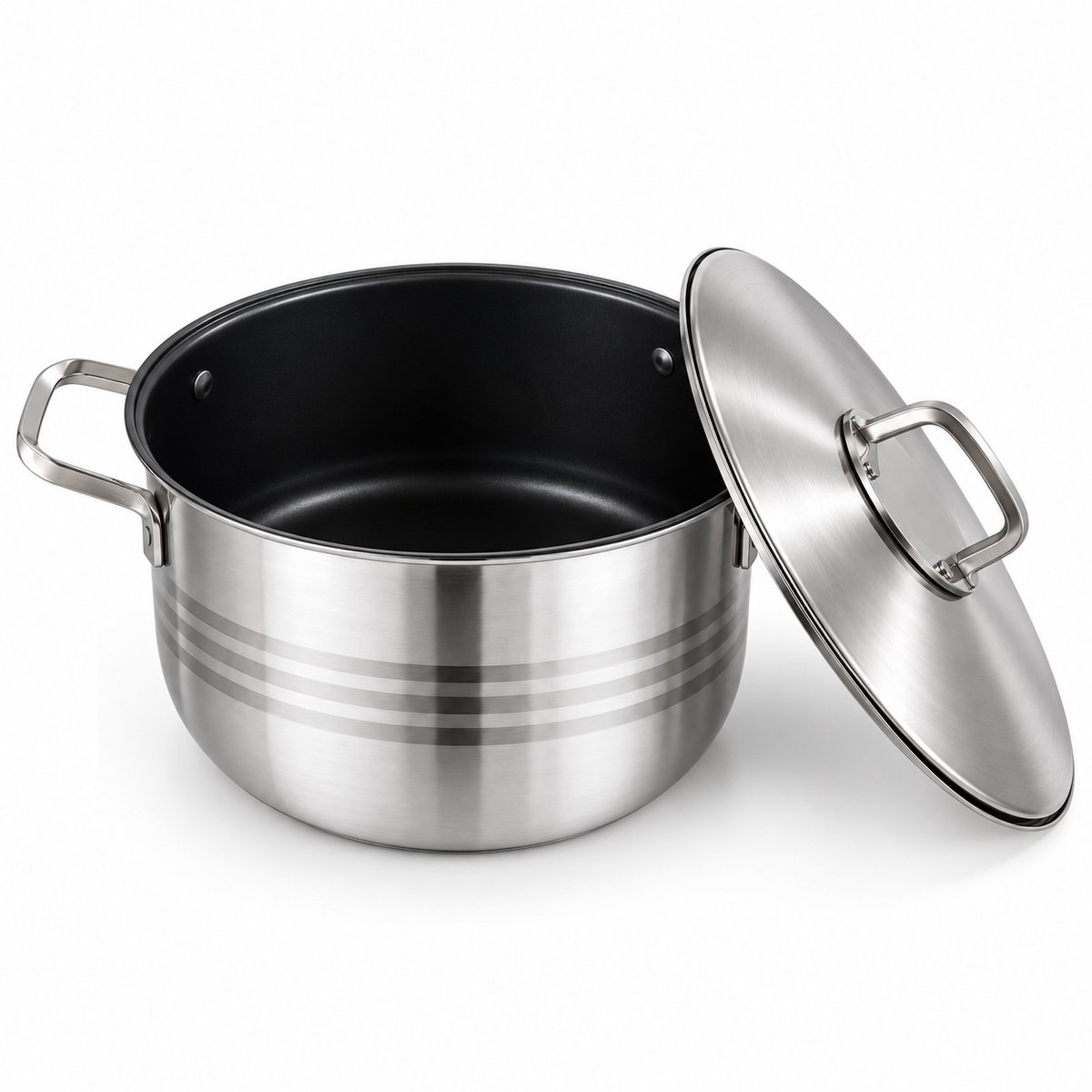 Kadirelli Kookpan met Deksel - 26cm - RVS - Inductie - PFAS-Vrij