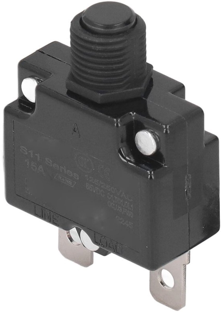 Dailygoody Automatische Reset Relay Fuse 15A Circuit Breaker Overload