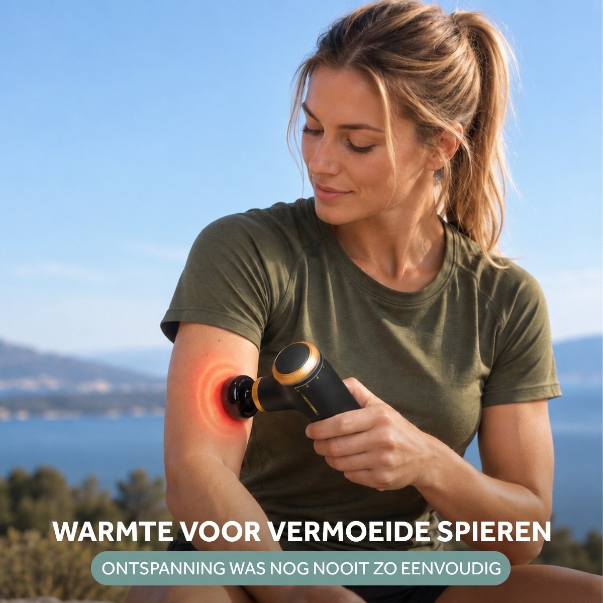 Northwall G2 Mini - Massage Gun Professioneel - Gold Series - Massage Apparaat - Infrarood Massagekop - Massage Pistool Inclusief Koffer - 5 Opzetstukken thumbnail 2